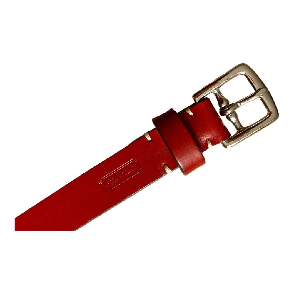 Coach Accessoties Red Leather Belt
